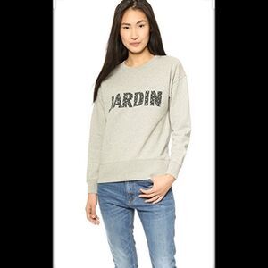 Madewell “jardin” sweatshirt in gray‎